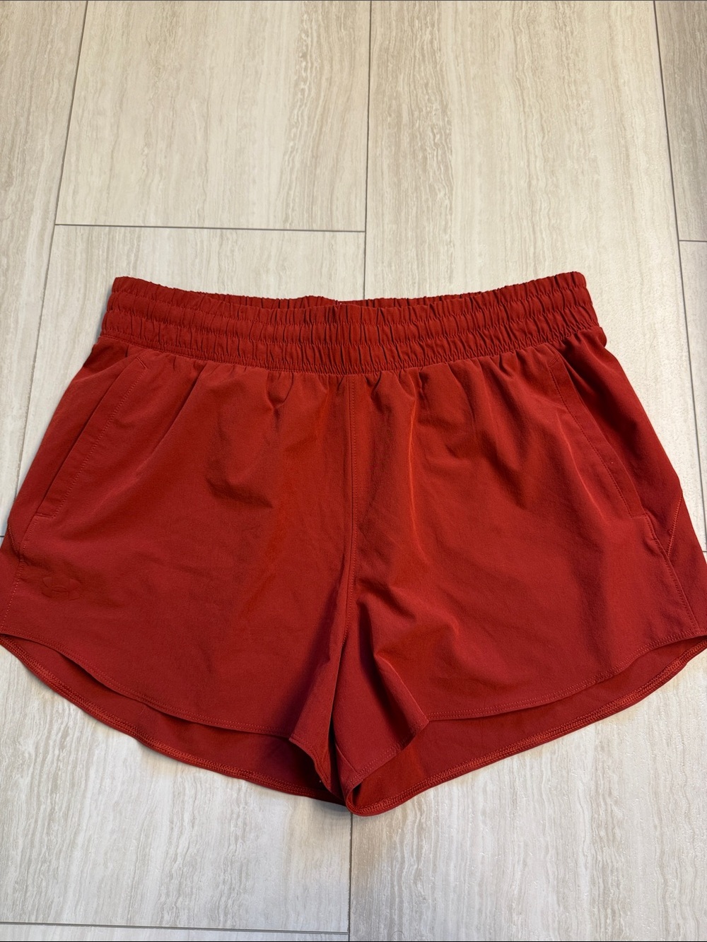 Under Armour Women's Crimson Red Athletic Shorts